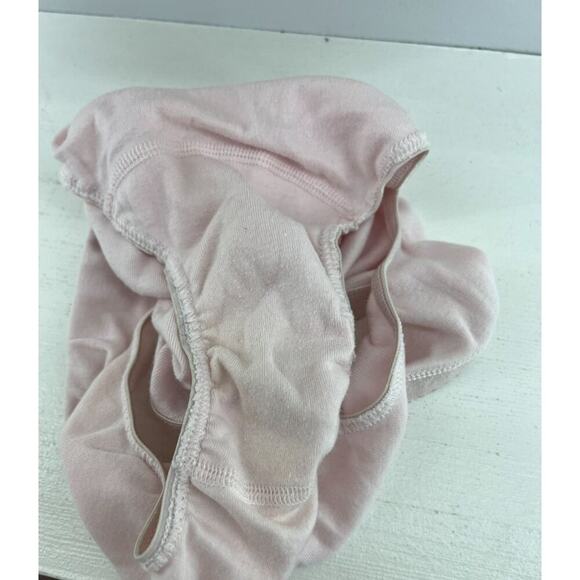 Victoria's Secret Blush Pink Hi Leg Brief Cotton Signature Waist Womens Size Lar - Picture 4 of 6